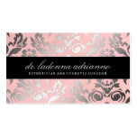 311 Ladonna Damask Powder Pink Business Card Templates