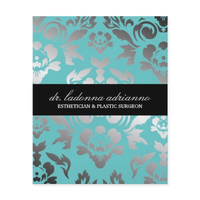 311 Ladonna Damask Topaz Flyers by Jill311
