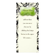 311 Lavish Lime Black Custom Rack Cards