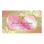 311 Lavish Pink Platter Shimmer Tiara Business Cards