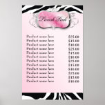 311-Lavish Pink Platter Zebra Price List