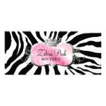 311-Lavish Pink Platter | Zebra Rack Card Template
