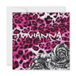 311-Le Plush Fleur - Hot Pink Leopard Announcements