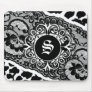 311-LEOPARD & LACE MONOGRAM MOUSEPAD
