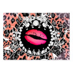 311-Leopard-Tique Wild Sunset Kiss Business Cards