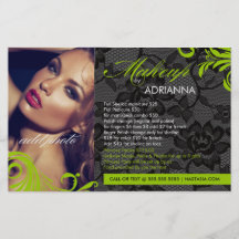 311 Lime Green & Lace Makeup By Flyer