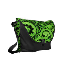 311 Lime Lace (Faux Lace) Commuter Bag
