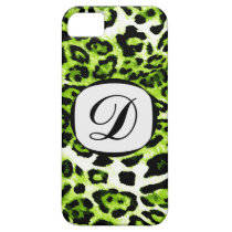 311 Lime Leopard Initial iPhone Cover casemate cases