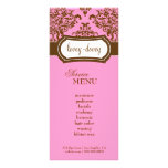 311 Lovey Dovey Damask Rack Card Pink Chocolate rack cards