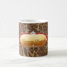 311 Luminous Leopard Red Coffee Mugs