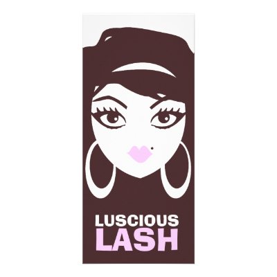 311 Luscious Lash / Hair Personalized Rack Card by Jill311