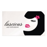 311-Luscious Lash | Premium Pearl Paper Business Card Templates