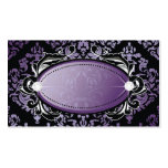 311 Luxuriously Purple Damask Name Place Cards Business Card Templates