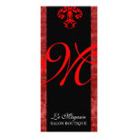 311-Marley Monogram Red Custom Rack Card