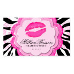 311-Million Kisses | Zebra | White Business Cards