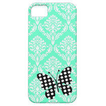 311 Mint Green Butterfly Dots iPhone Cover casemate cases