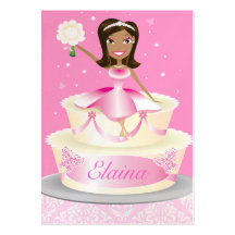 311 Mis Quince Queen Photo Card Shimmer Pearl Business Card