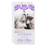 311 Mon Cherie Damask Plum Aqua