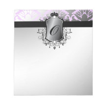 311 Ooh La La Lilac Damask Scratch Pad