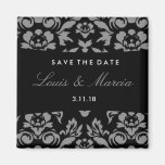 311-Outback Damask | Grey Magnets