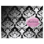 311-Pink Delish | Damask Shimmer Flier Custom Flyer