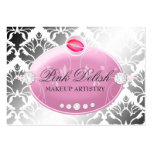 311 Pink Delish with Lips White business cards