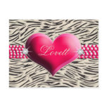 311 Pink Glam Hearts Post Cards