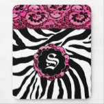 311-PINK SEXY SAFARI LACE MOUSE PADS