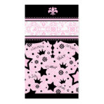 311-PINK STAR NAME CARD business cards