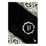311-PRIMROSE & LACE CREAM  #2 CHUBBY business cards