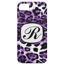 311 Purple Leopard Initial iPhone Cover casemate cases