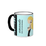 311-Real Estate Blonde Fashionista  | Blue Mugs
