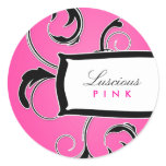 311-Roxy Pink & Black Stickers