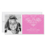 311-Royal Pink Princess Holiday Photo Card