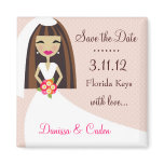 311-SAVE THE DATE BRUNETTE BRIDE
