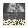 311-SAVE THE DATE LEMON CREAM FRIDGE MAGNET