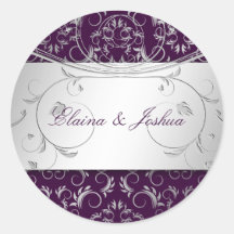 311-Silver Divine | Eggplant Sticker