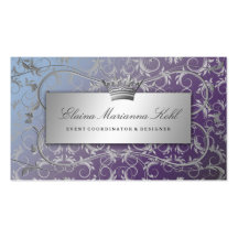 311-Silver Divine Hydrangea Business Card