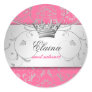 311-Silver Divine | Luscious Pink Sticker