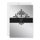 311-Simplisticly Elegant Damask Silver