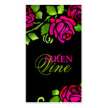 311-Siren Vine | Hot Rose Business Card Template