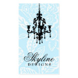 311-SKYLINE VINTAGE DAMASK BUSINESS CARD TEMPLATE