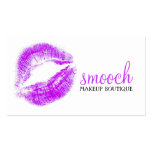 311-Smooch Fuschia Kisses Business Card Template