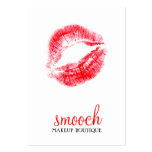 311-Smooch Red Kisses - Appointment Card Business Card Template