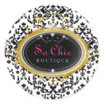 311-So Chic Boutique Sticker | White
