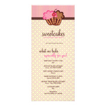 311-Sweet Cakes Cupcake Rackcard Rack Card Template