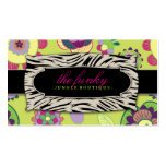 311-The Funky Jungle | Lime Flowers Business Cards
