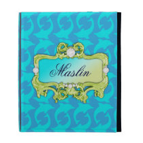 311 Tropical Glam Crazy Aqua Dolphin Print caseable cases
