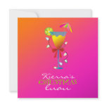 311-Tropical Paradise Christmas Wild Sunset Luau invitations