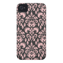 311 Vintage Charcoal Peach Damask Phone Case casemate cases